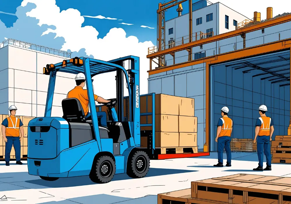 Electric lift trucks