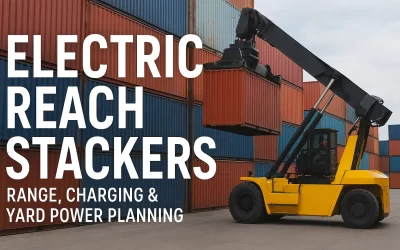 Electric Reach Stackers: Range, Charging, and Yard Power Planning