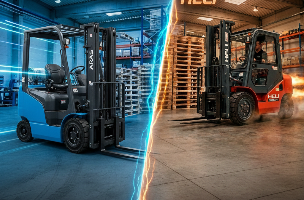 ARAS vs HELI Forklifts: A Complete Comparison for Middle East Buyers