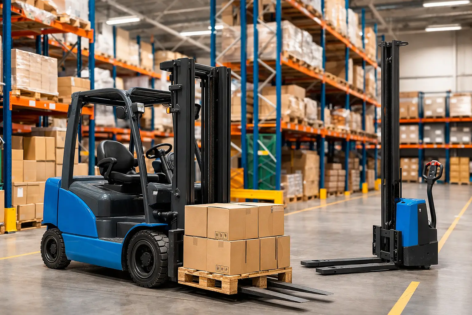 Electric Forklifts vs Pallet Stackers