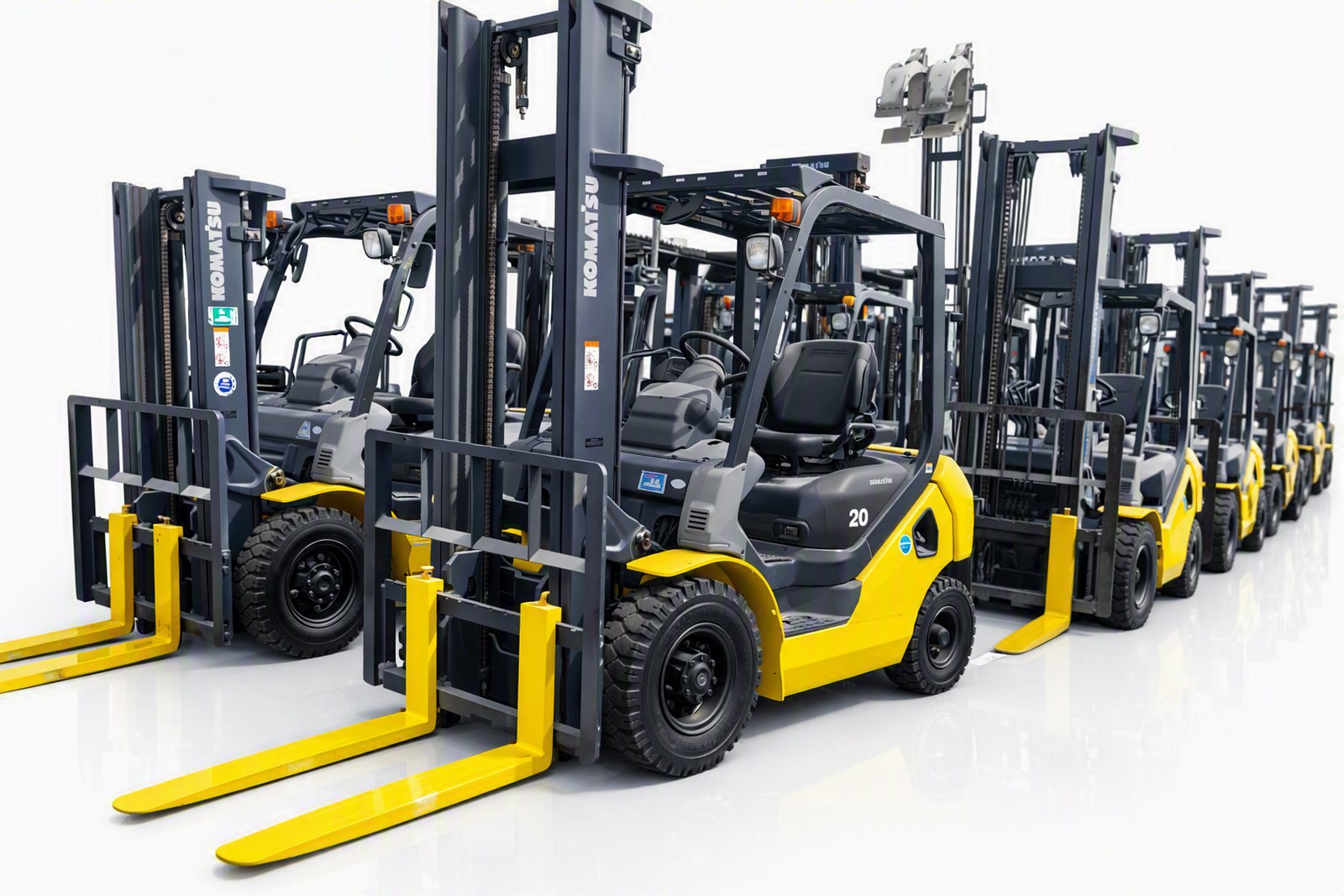 ARAS forklift rental fleet in the UAE